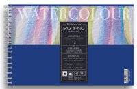 Альбом WATERCOLOUR Studio 13,5х21,0см, 300гр/м2, 12 листов, спираль, 25% хлопка, Fabriano